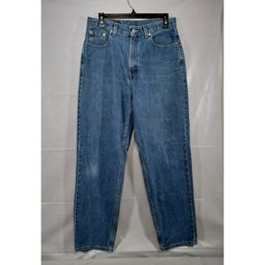 Levi's 560 Loose Fit Straight Leg Jeans Women's 10 Reg S Dark Wash Denim